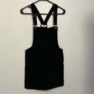 Forever 21 Black Denim Overall mini skirt Small